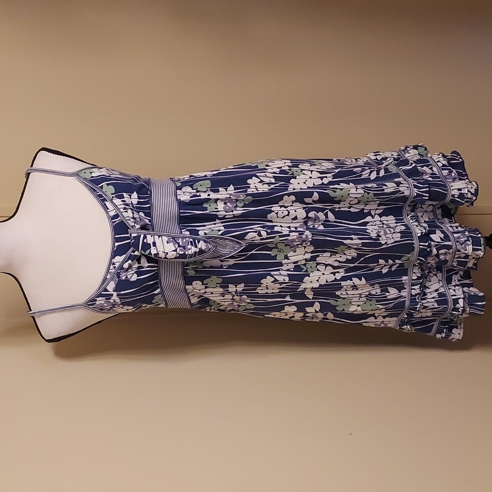 Abercrombie & Fitch Blue Floral Mini Dress